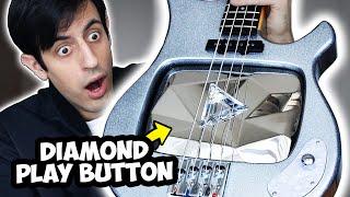 I Built a BASS Out of my YouTube Diamond Play Button