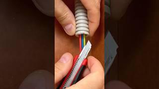Excellent method of connecting PVC pipes for electrical wiring #diy #tips #electrician
