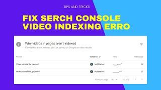 How to fix videos in pages aren't indexed outside the viewport. GST error fix in shopify, WP