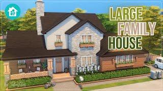 Большой Семейный Дом‍‍‍│Строительство│Large Family House│SpeedBuild│NO CC [The Sims 4]