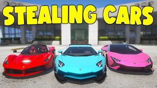 Robbing Dealership, But I Sell The Cars After.. GTA 5 RP