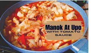 Easy Manok At Upo (Chicken & Bottle Gourd) With Tomato Sauce