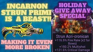 This Warframe Incarnon STRUN PRIME Build 2025 is BUSTED !