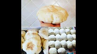 Lebanese Pita bread #khebez so thin can be roll  to make delicious #sandwich #lockdownrecipe