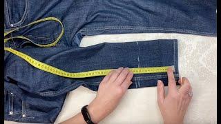 как Укоротить Джинсы ничего НЕ Срезать️Shorten Jeans DO NOT Cut Fnything️cómo Acortar Jeans