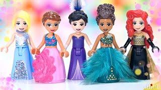 Making Met Gala ballgowns for Lego minidolls | Doll repaint DIY Craft