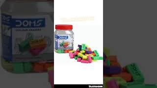 colour erasers doms ; #Shorts