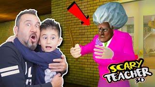 KIZGIN ÖĞRETMEN KORKUNÇ ÇİRKİN OLDU! SEVGİLİSİ GELDİ! | SCARY TEACHER 3D OYNUYORUZ!