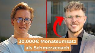 Update: Schmerzcoach David knackt 30k Monatsumsatz | Luminate Erfahrungsbericht