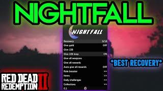 RED DEAD ONLINE | NIGHTFALL MENU SHOWCASE | *BEST RECOVERY*