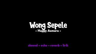 wong sepele - Happy Asmara slowed + lirik ( TREND TIKTOK )