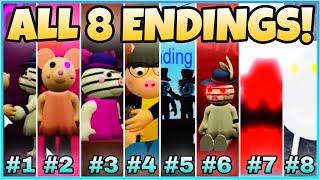 HOW TO GET ALL 8 ENDING BADGES in ZIZZY & PONY ROBLOX