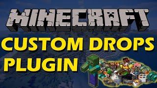 Customise mob and block drops in Minecraft with Custom Drops Plugin