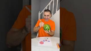 Dad saw Mom fill Her Son's Felt-tip Pens with Fruit Paints