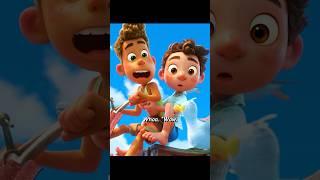 Encouraged by his friends, Luca overcame his fears#viralvideo #shortvideo #shorts #movie #cartoon