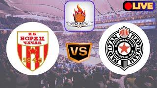 LIVE : Borac Vs Partizan | SCOREBOARD | ABA League Basketball Match | Jan 12 2025