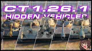 𝗖𝗧 𝟭.𝟮𝟲.𝟭 - 𝗛𝗶𝗱𝗱𝗲𝗻 𝗩𝗲𝗵𝗶𝗰𝗹𝗲𝘀 --- DBV-152, Kpz. Erich I, FV226 Contradictious || World of Tanks