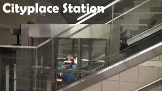 Jason Rides the Incline Elevators at the Cityplace Station in Dallas