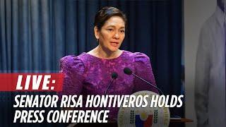 LIVE: Sen. Risa Hontiveros holds press conference | October 18