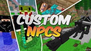 ПОЛНЫЙ ГАЙД ПО ОСНОВНЫМ ФУНКЦИЯМ МОДА CUSTOM NPC. ПОДРОБНЫЙ РАЗБОР. MINECRAFT 1.12.2