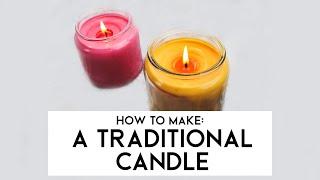 How to make a traditional candle️ | Supplies For Candles