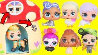 LOL Surprise Dolls Wrong Heads with Fuzzy Pets + Dress Up Lils Sisters | Toy Egg Videos