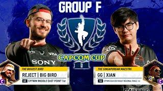 Capcom Cup 11 - Group Stage - Day 1 BIGBIRD (rashid) vs. XIAN (dee jay)