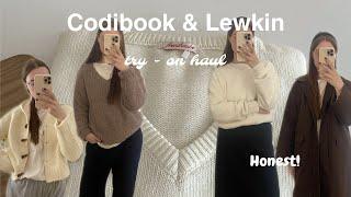 Codibook & Lewkin TRY-ON haul *HONEST*  | affordable K-Fashion