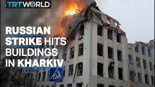 Karazin National University and Kharkiv police building hit by Russian missiles