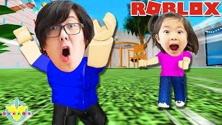 EMMA WINS HIDE AND SEEK WITH DADDY IN ROBLOX! Let's Play!!