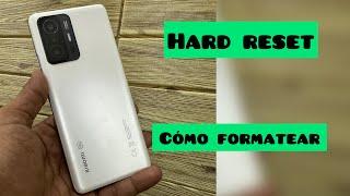 como formatear XIAOMI MI 11t pro [ hard reset ] como restaurar de fabrica