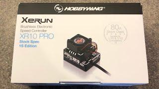 Unboxing Hobbywing XR10 PRO Stock Spec 1s esc