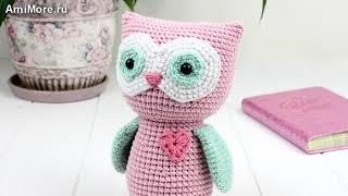 Амигуруми: схема Сова. Игрушки вязаные крючком - Free crochet patterns.