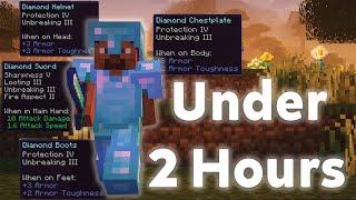 Fastest Way To Get Maxed Gear Minecraft 1.20