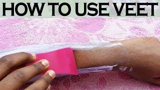 How To Use Veet Hair Removal Cream | How To Remove Hair | Veet Sensitive Hair Removal Cream