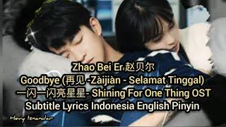 赵贝尔 : Goodbye (再见) : 一闪一闪亮星星- Shining For One Thing OST (Subtitle Indonesia English Pinyin)