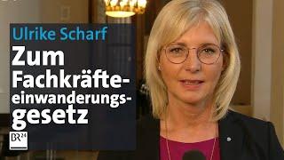 "Wollen die beste Qualität” - Ulrike Scharf (CSU) zu Fachkräfteeinwanderung | Kontrovers | BR24