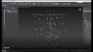 3ds max tutorial- basic particle systems-snow