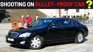 Shooting On A Bulletproof Car? | Bulletproof Glass Of Car | How bulletproof glass works? | #shorts