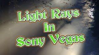 Sony Vegas Tutorial - Light Rays