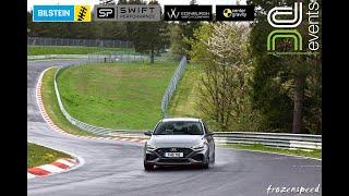 Wet lap of the Nurburgring May 2023. Taking the wet line.