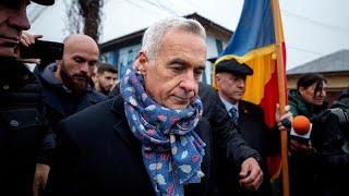 Romania's far-right Georgescu denounces cancelled vote outside closed polling station