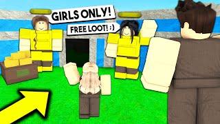 GOD TRIBE Only Lets GIRLS In.. So I Went UNDERCOVER! (Roblox Booga Booga)