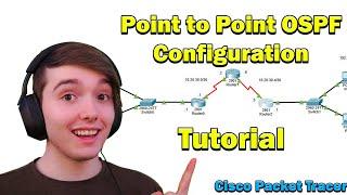 How to Configure Single-Area OSPF on Cisco Packet Tracer! | Point to Point OSPF CCNA Tutorial!