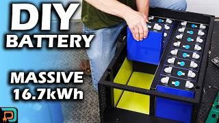 Massive DIY Solar Battery Build Step by Step!
