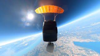 R2Home Guided Parachute - First guided flight from 45'000ft