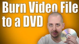 Burn Video Files to DVD to Play in DVD Player #dvd #video