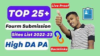 Do follow Backlinks Forum submission site list | Live Proof Backlink kaise banaye #blog #blogger