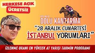 CANLI YAYIN | 28 Aralık İstanbul Koşu Yorumları | Vefa Abi İle Dolu Kantarma