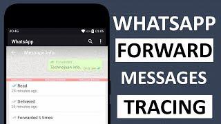 WhatsApp Update for Android brings Forward Message tracking